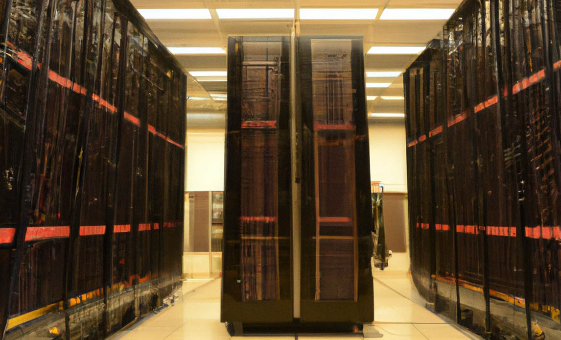 AI generated image of a supercomputer in a datacenter (FOTO: Shutterstock)
