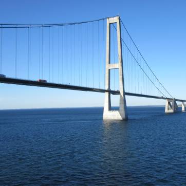 Storebæltsbroen i Danmark (FOTO: Shutterstock)